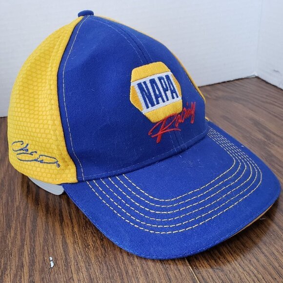 Chase Elliott NAPA Racing Hat Blue Yellow Limited Edition Signature # 9 - Picture 6 of 7